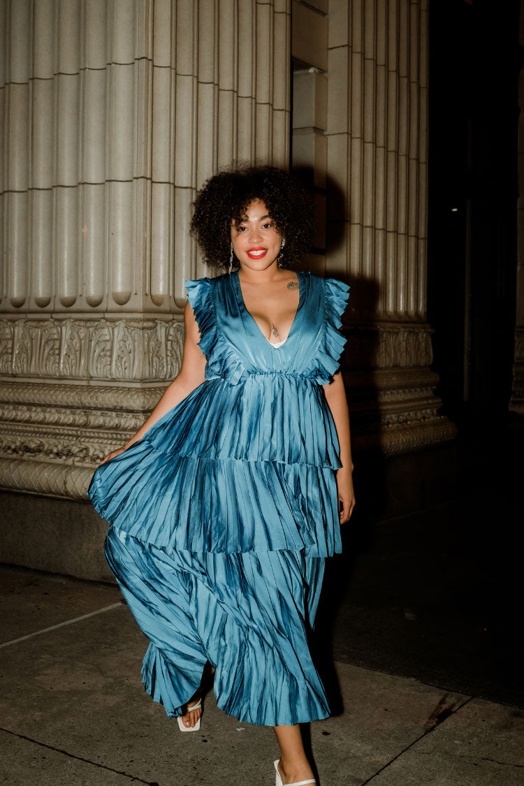 Clara Ruffle Tier Maxi Dress - Pink - FINAL SALE