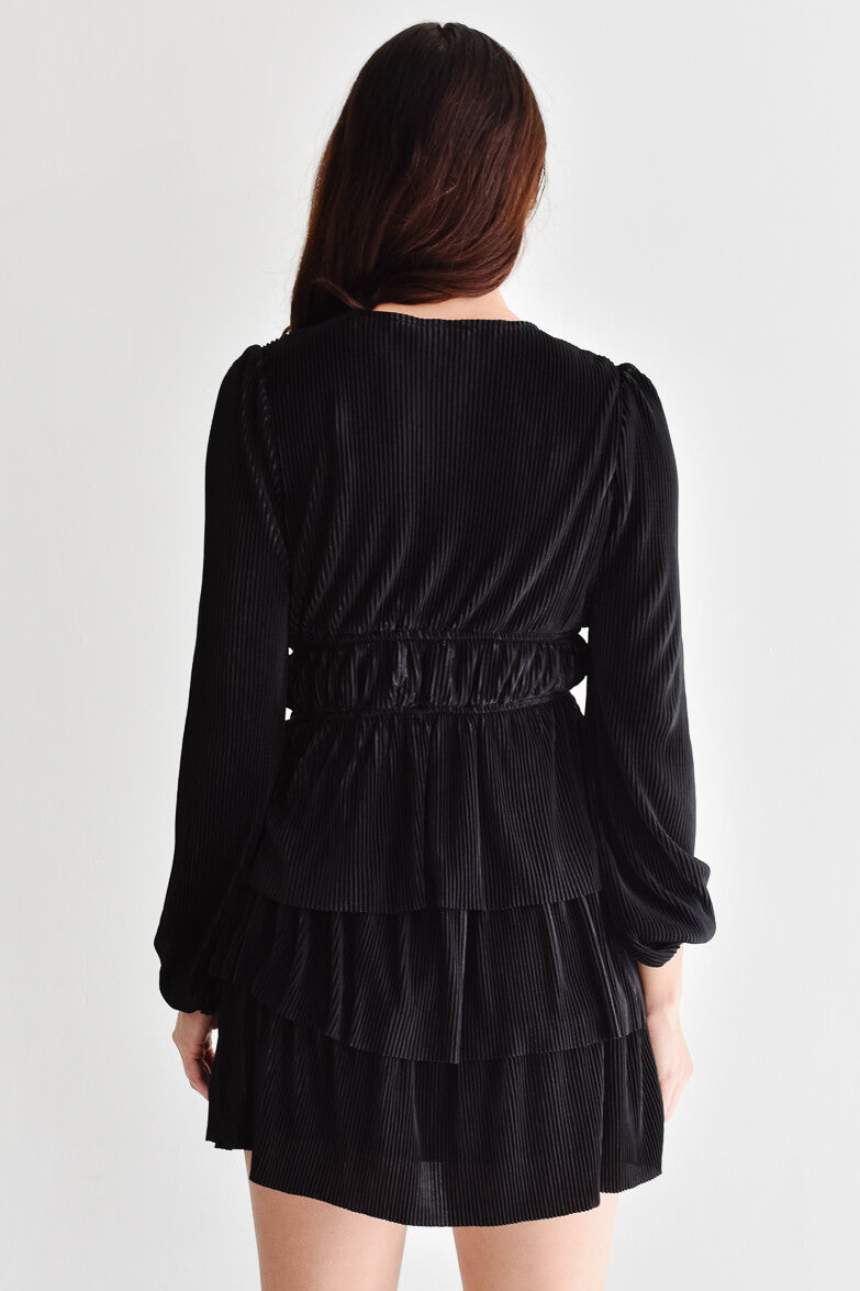 Wren Rhinestone Bow Mini Dress - FINAL SALE